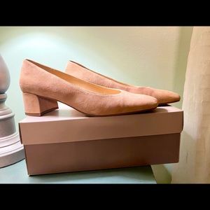 Franco Sarto Suede Guliana Pumps in Toffee